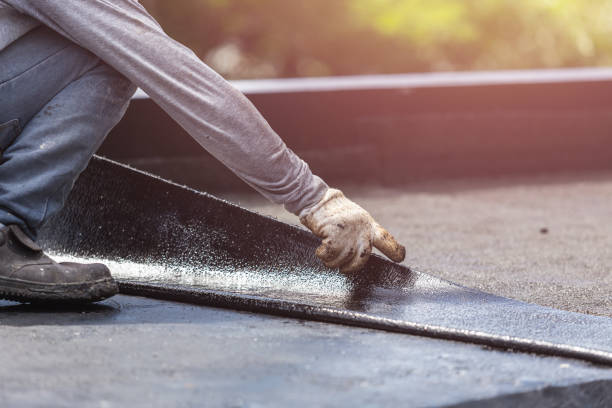 Professional Exterior Waterproofing technician working in West Bend, WI